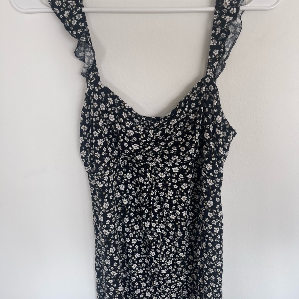 BLACK FLORAL DRESS - Picture 2 of 2